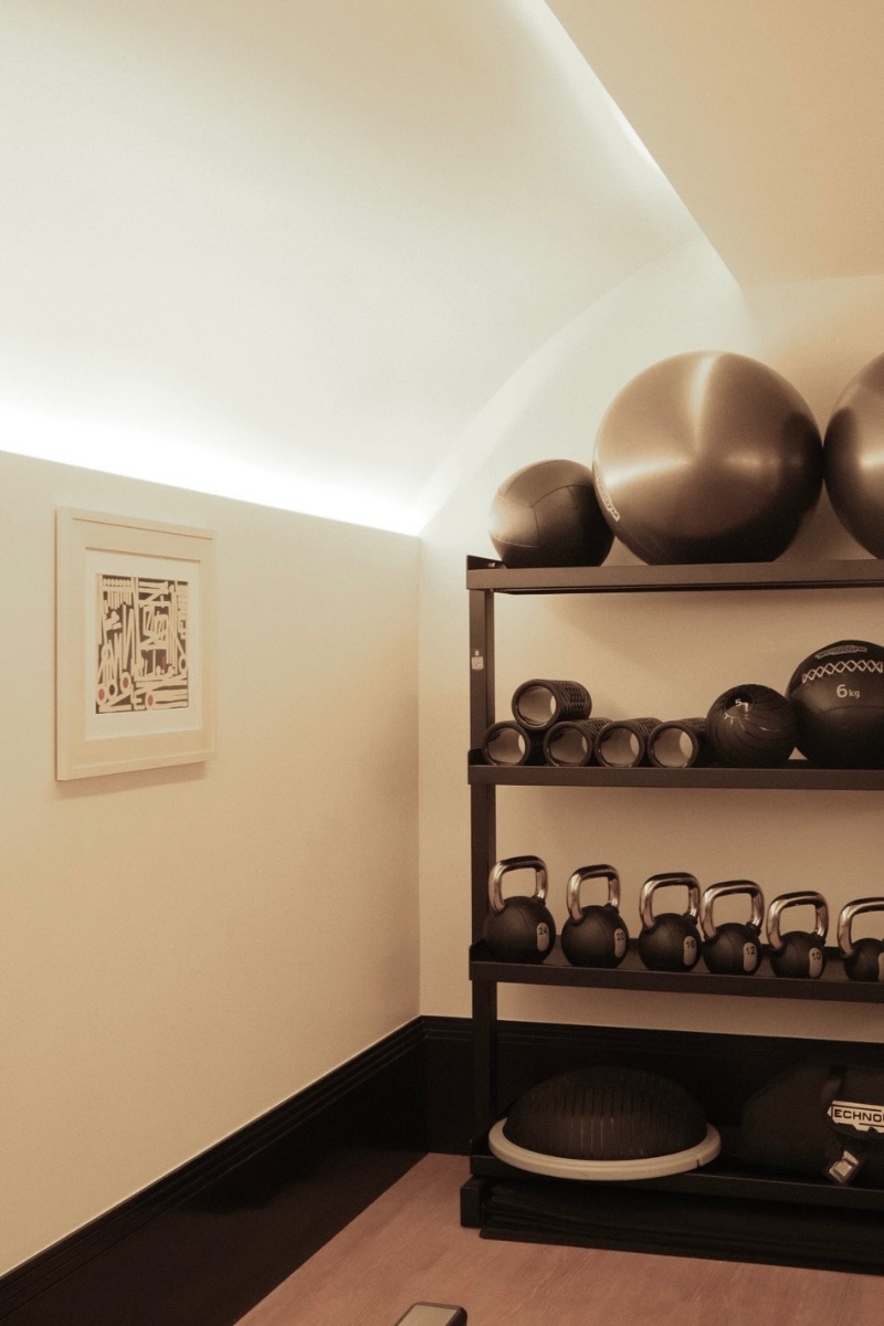 the fitness center at maison delano paris