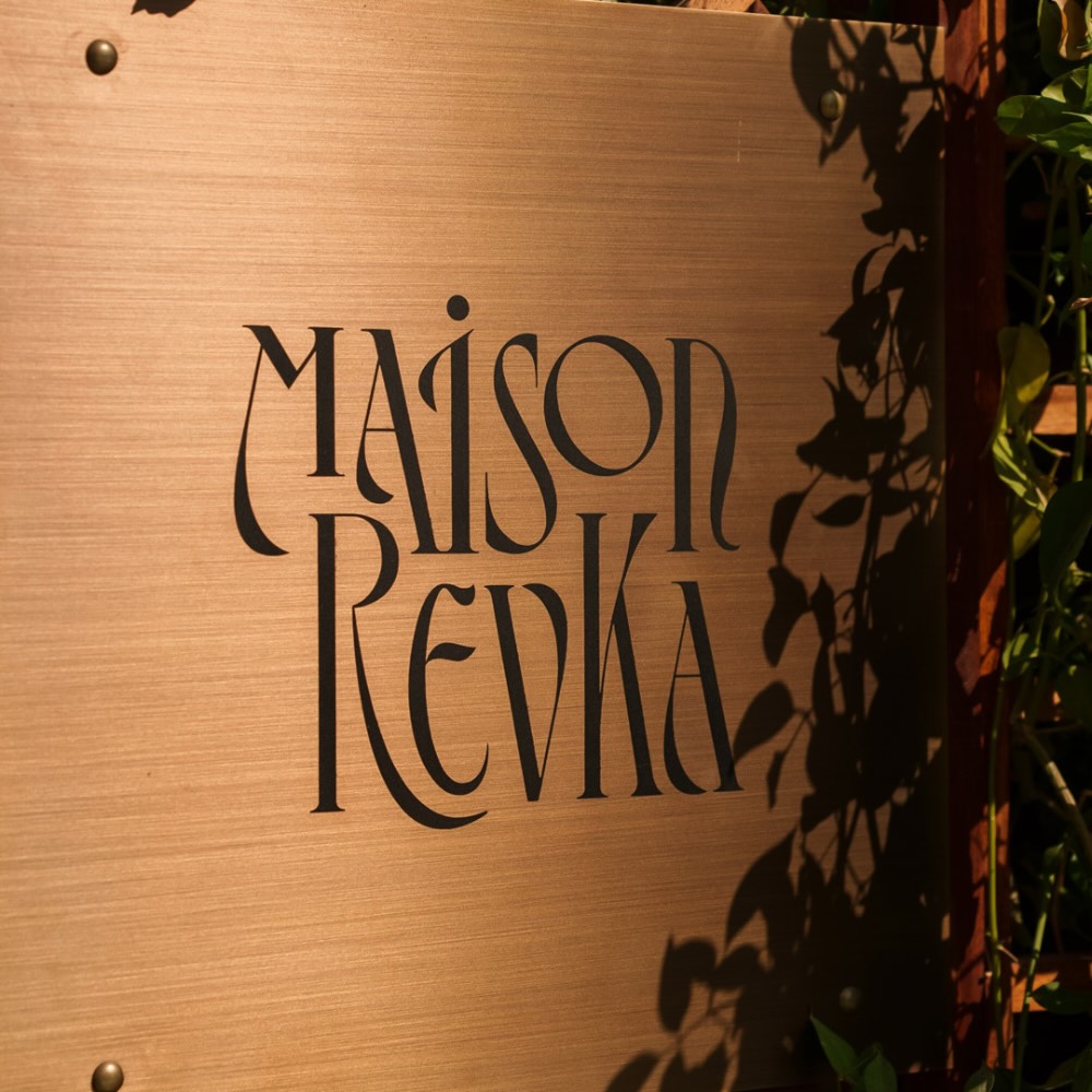 the maison revka sign