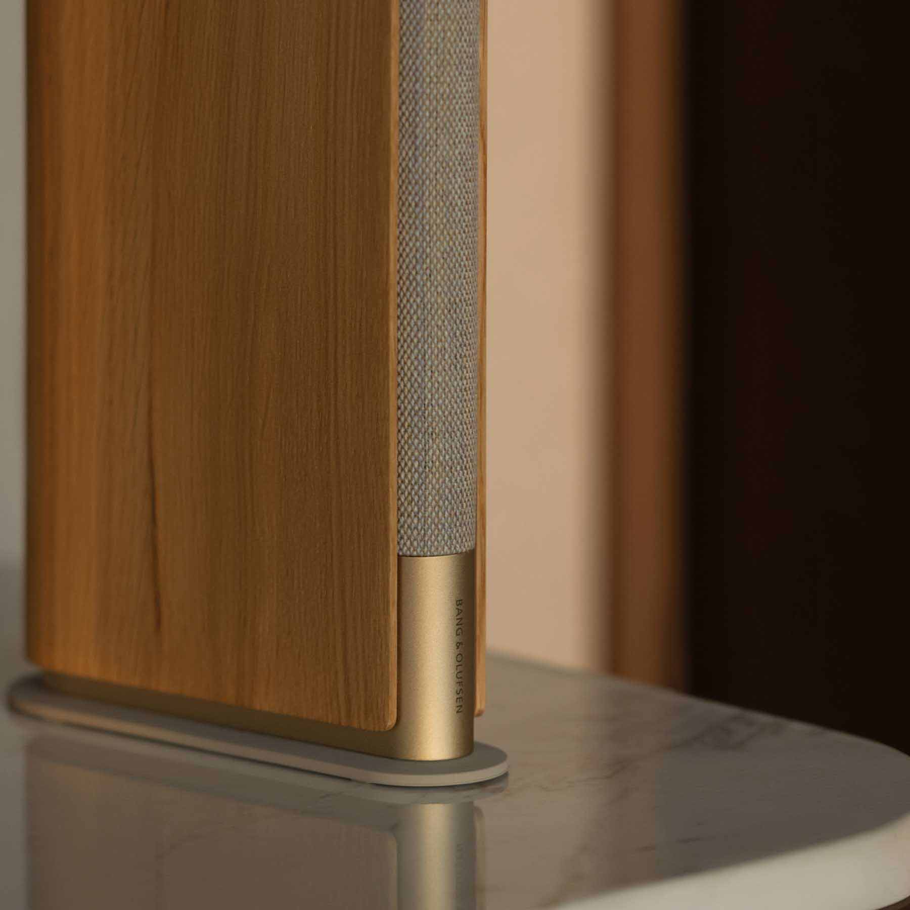 the details in the room with gold finishes