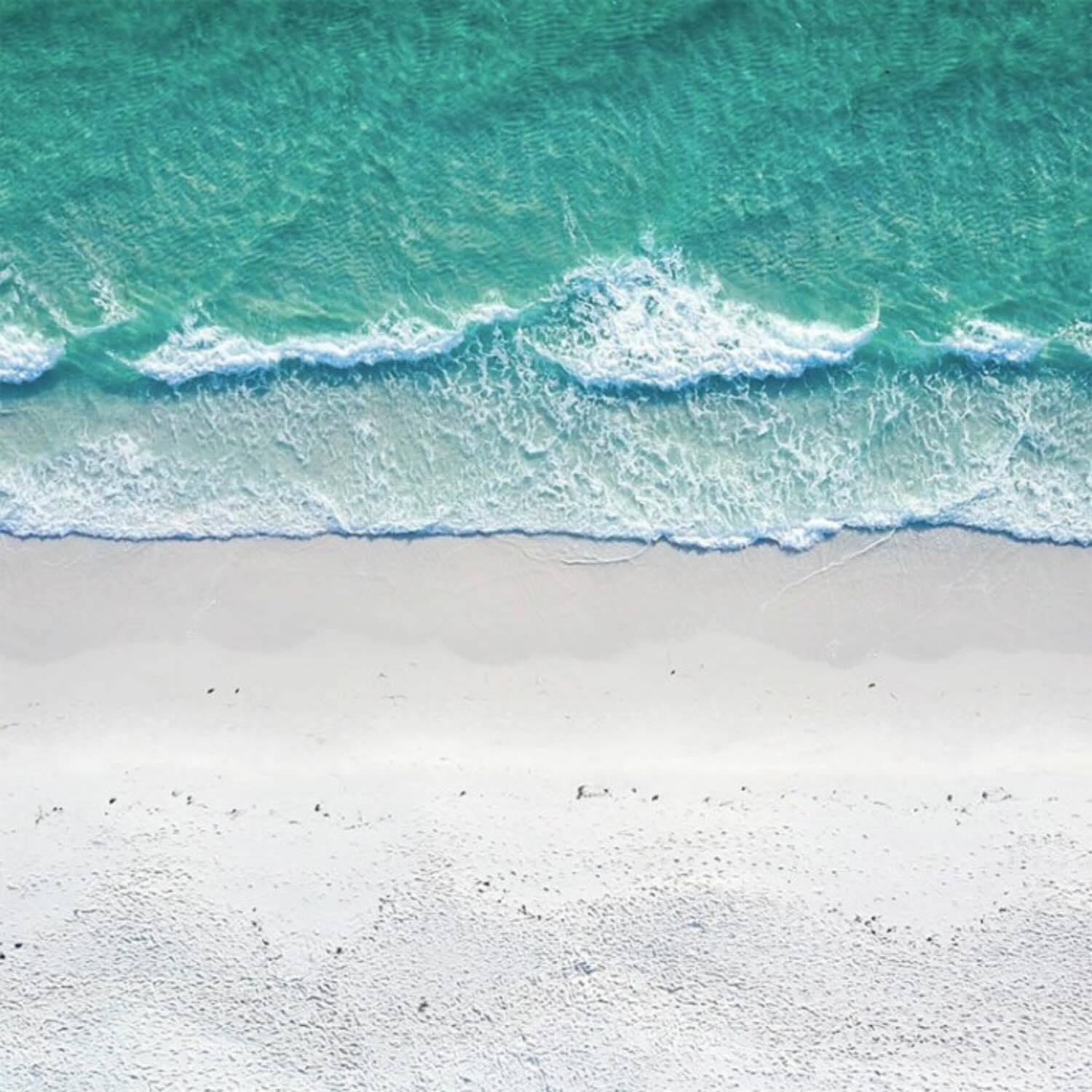 waves crashing on a shore