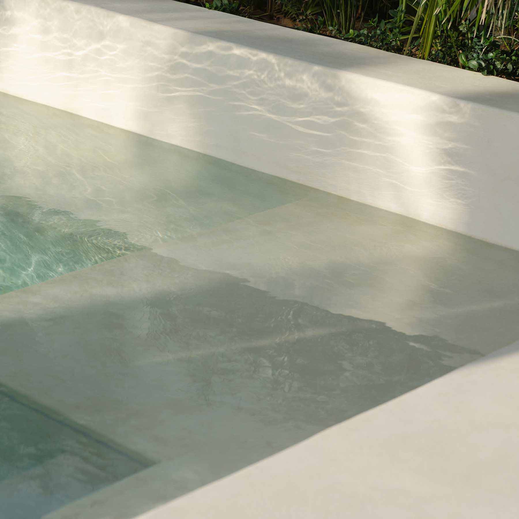 an outdoor pool