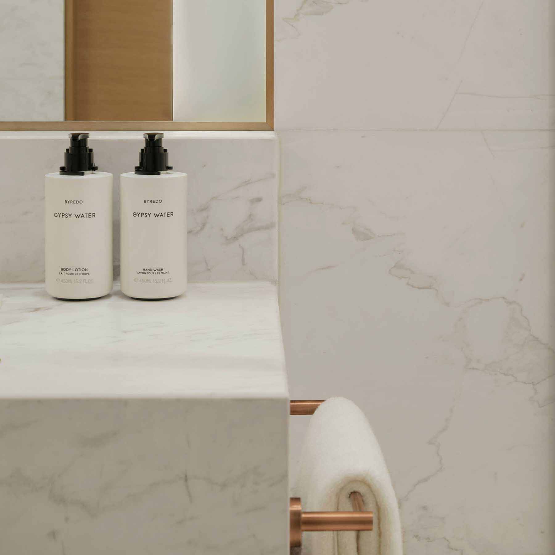 luxurious bath amenities available
