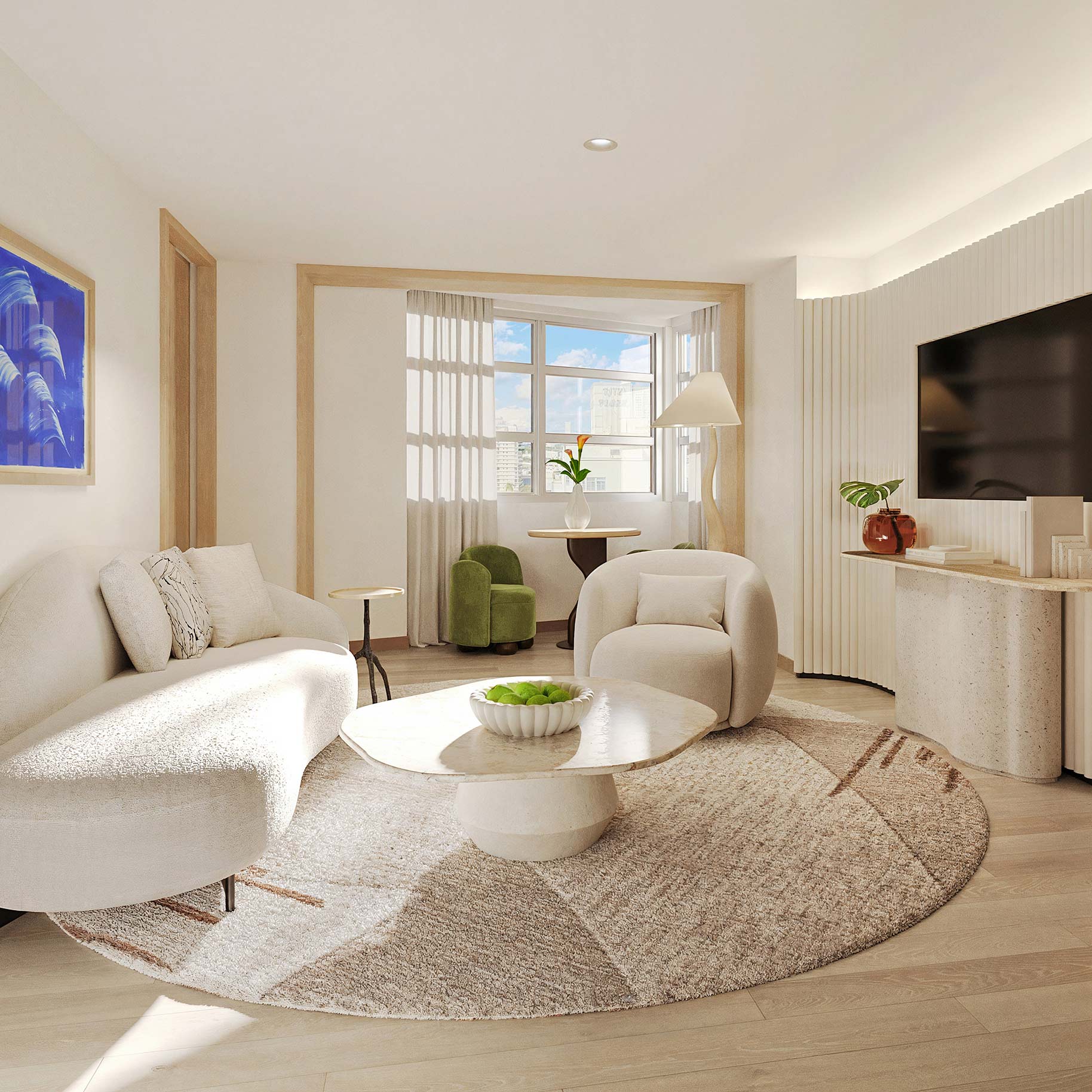 Illustration of Sustainable Penthouse Living With Ocean Views