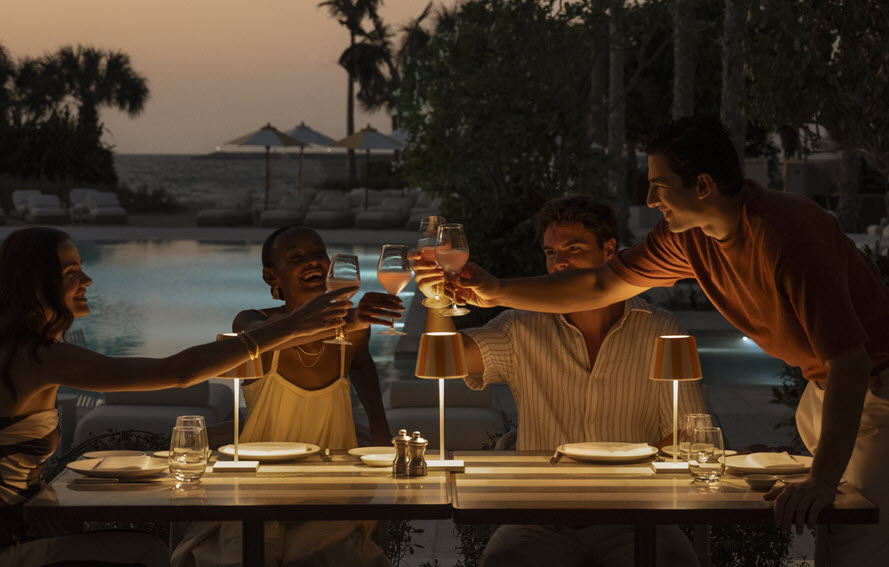 Dining at Delano Dubai