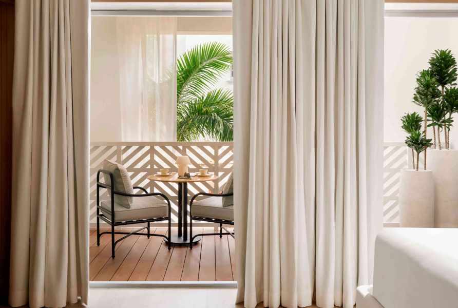 Balcon du bungalow