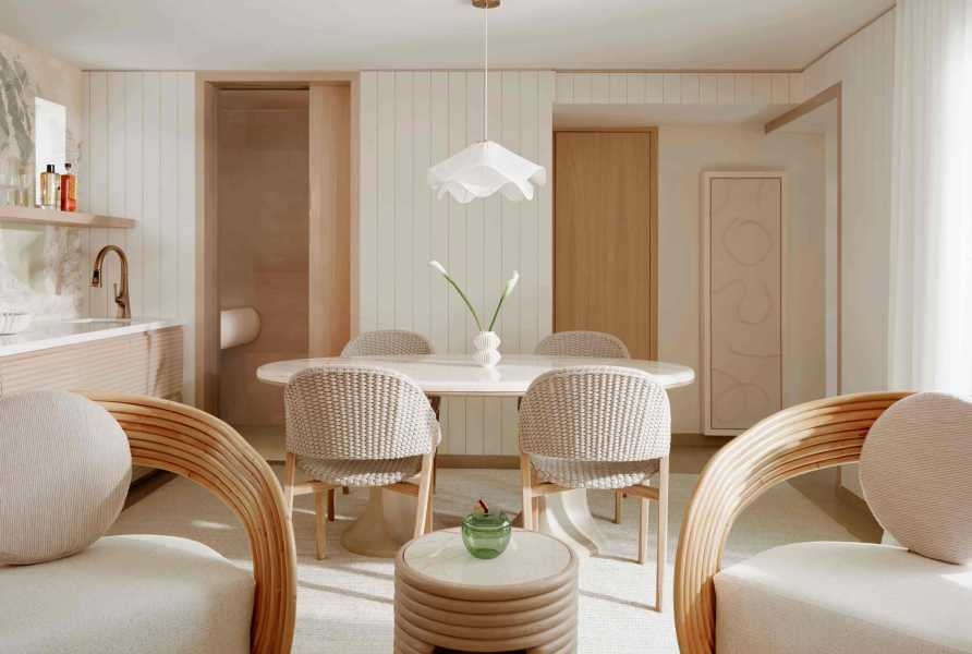 Salle à manger du Bungalow